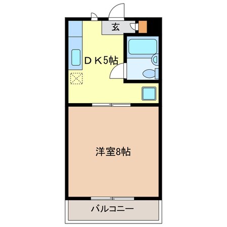 浜松駅 バス7分  本郷南下車：停歩4分 3階の物件間取画像